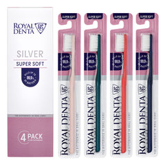 4 Pack / Multicolor / Silver